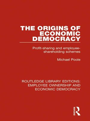 cover image of The Origins of Economic Democracy